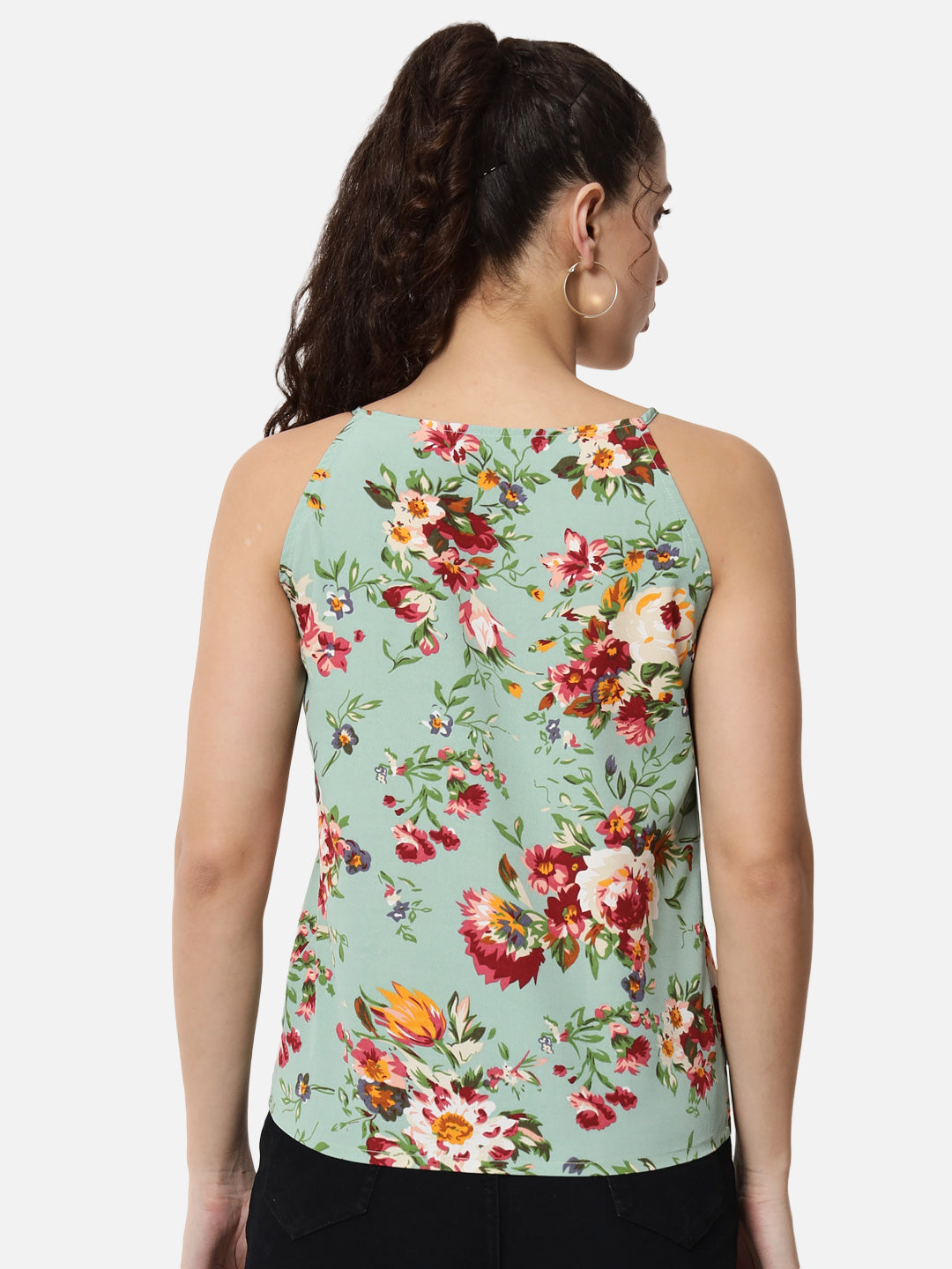 Multicolor Floral Sleeveless Top for Women