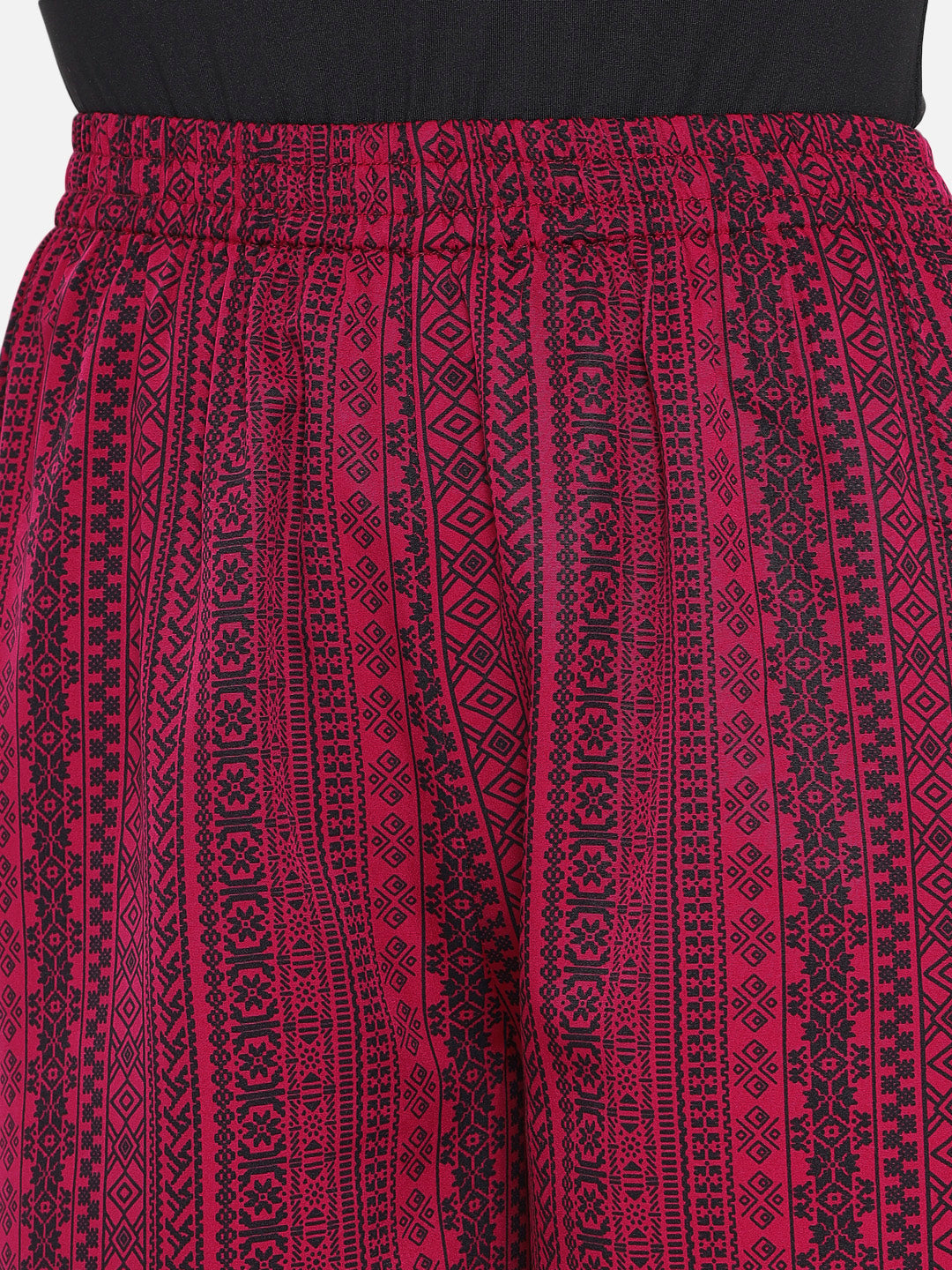 Printed Regular Fit Straight Palazzo for Women