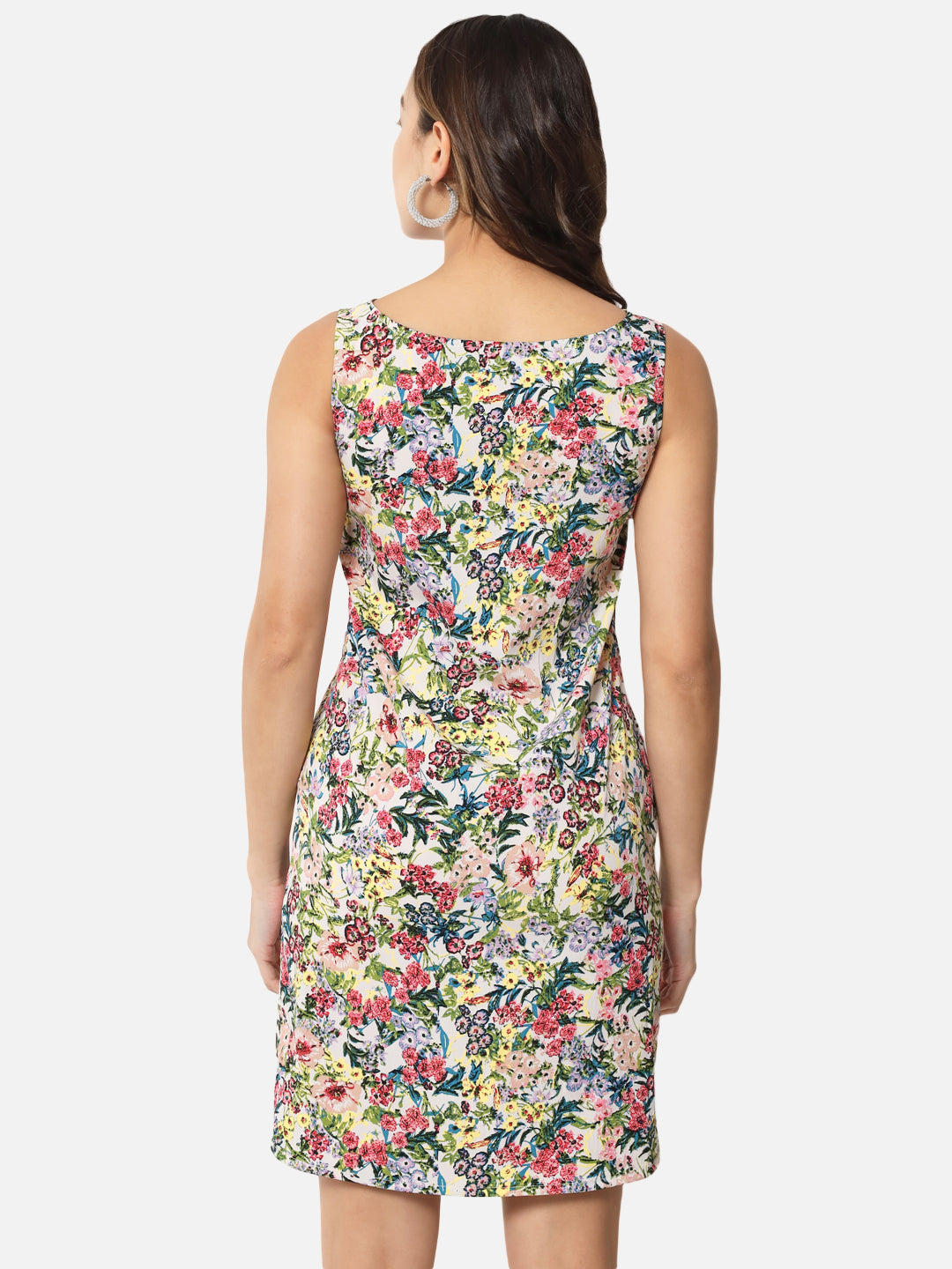 Floral Sleeveless Bodycon Dress for Women