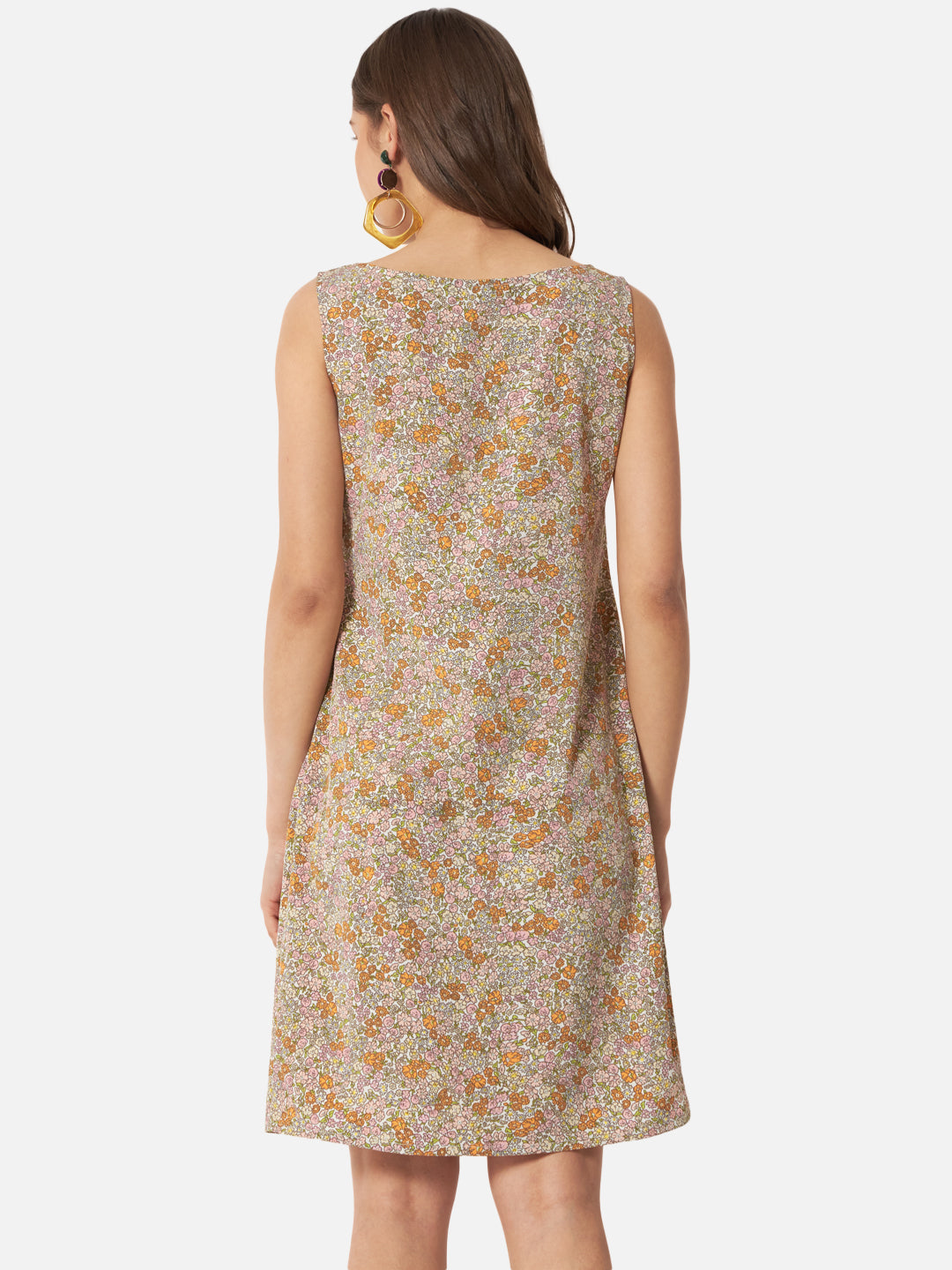 Floral Sleeveless Bodycon Dress for Women