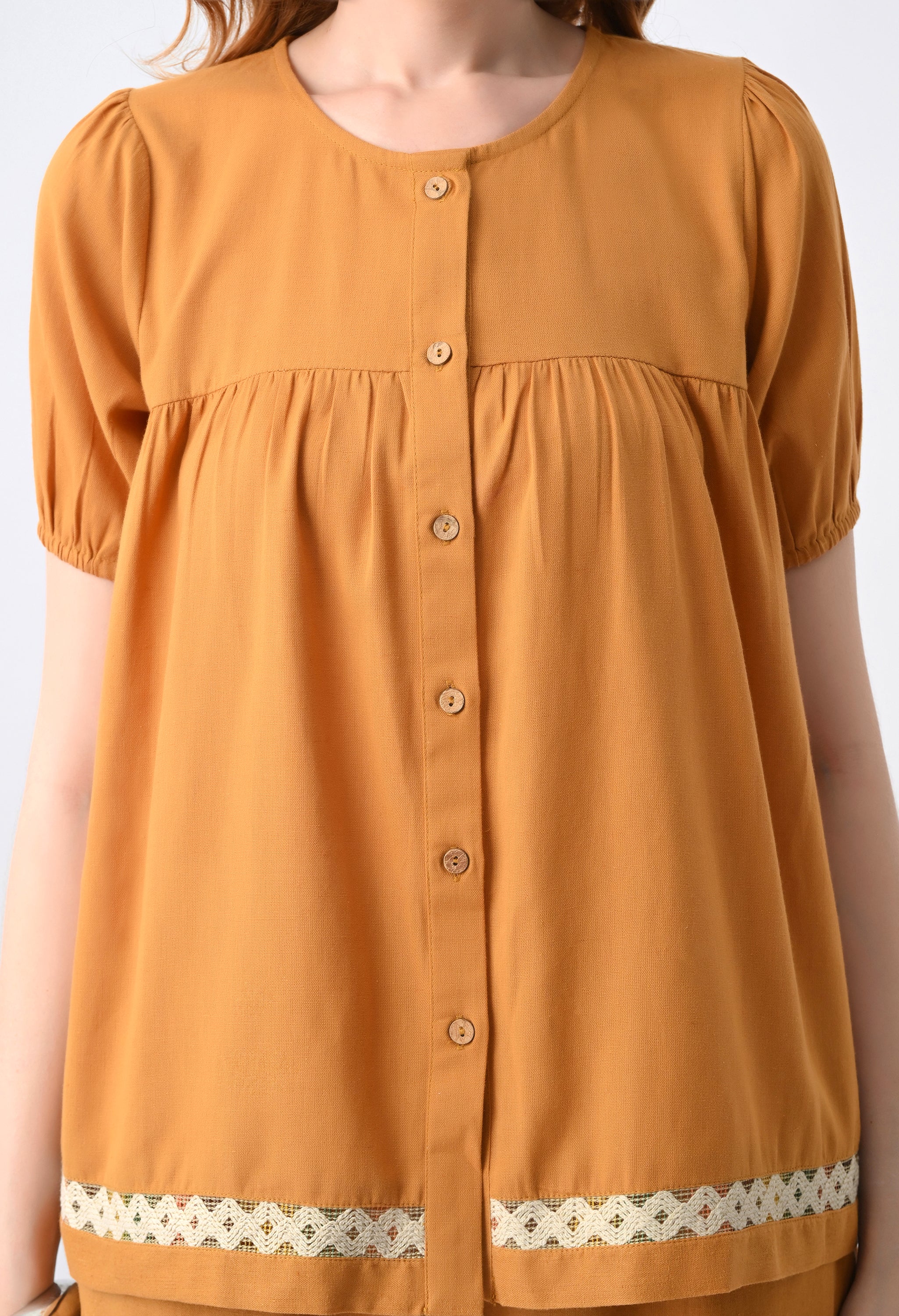 Women’s Solid Half Sleeve Top & Palazzo Co-Ord Set