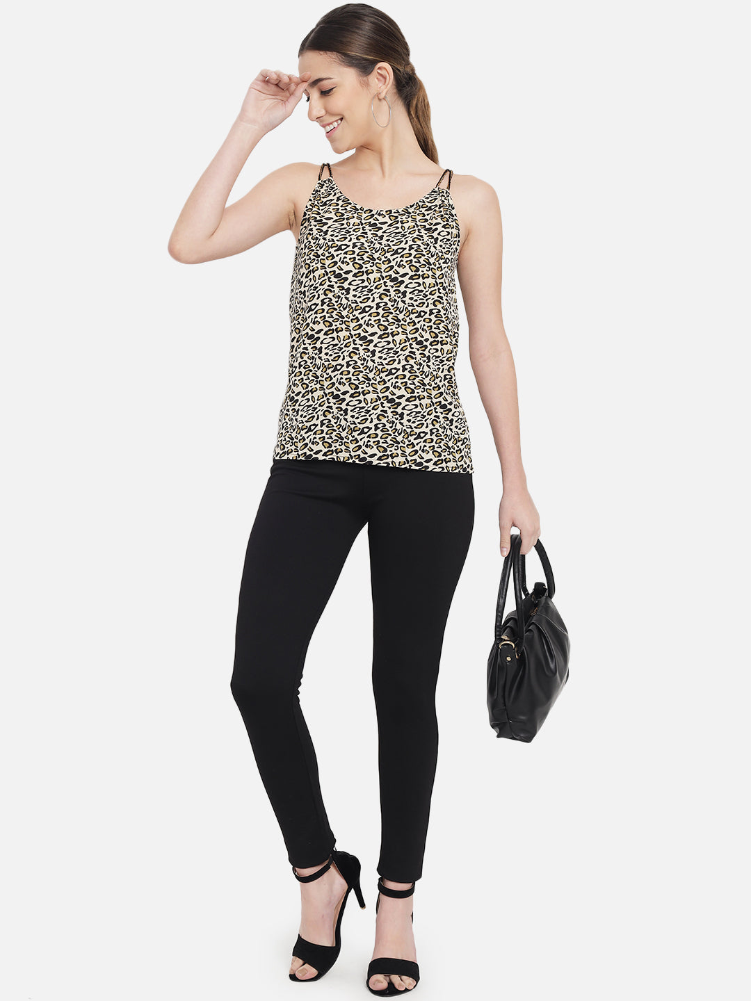 Beige Black