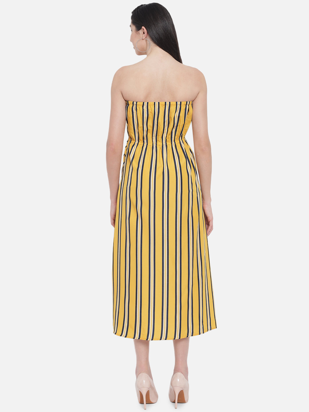 Stripes Sleeveless Tube Dress for Women