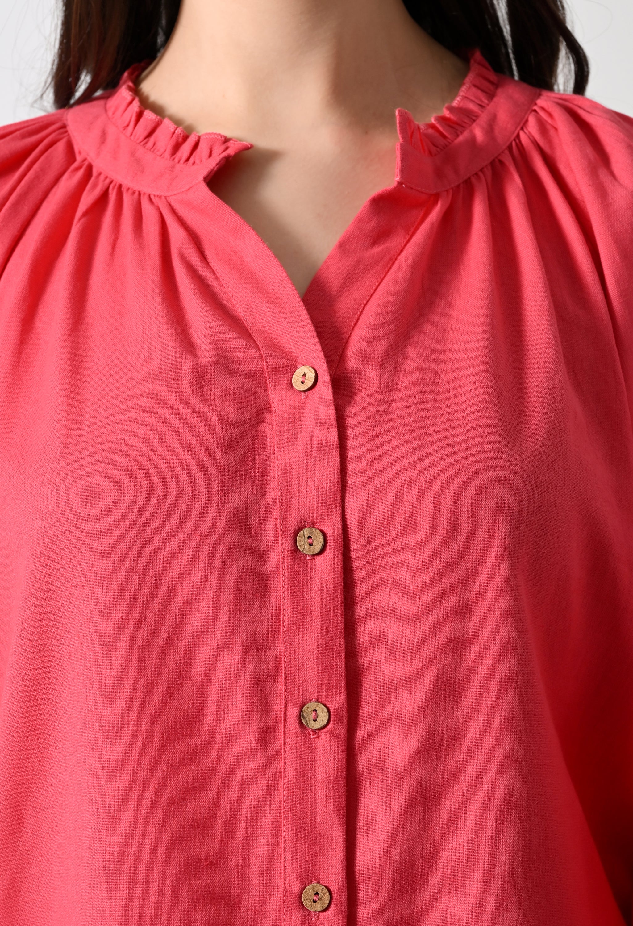 Pink Solid Top for Women