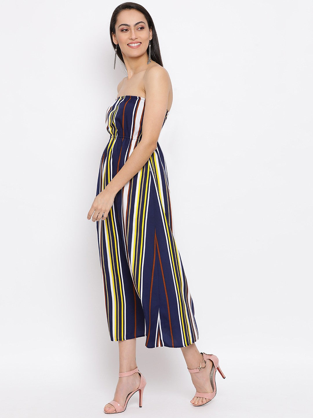 Stripes Sleeveless Tube Dress for Women
