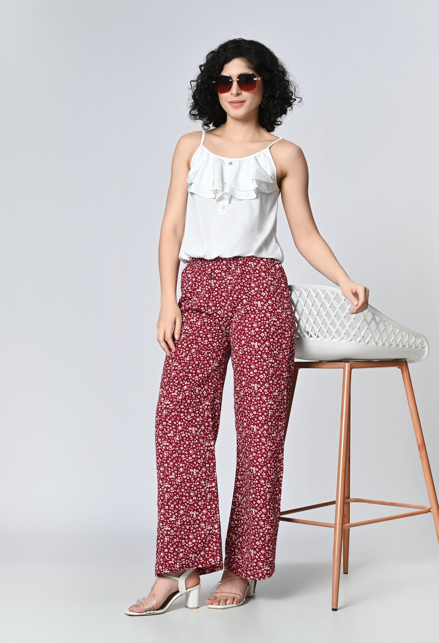 Solid White Sleeveless Top for Women