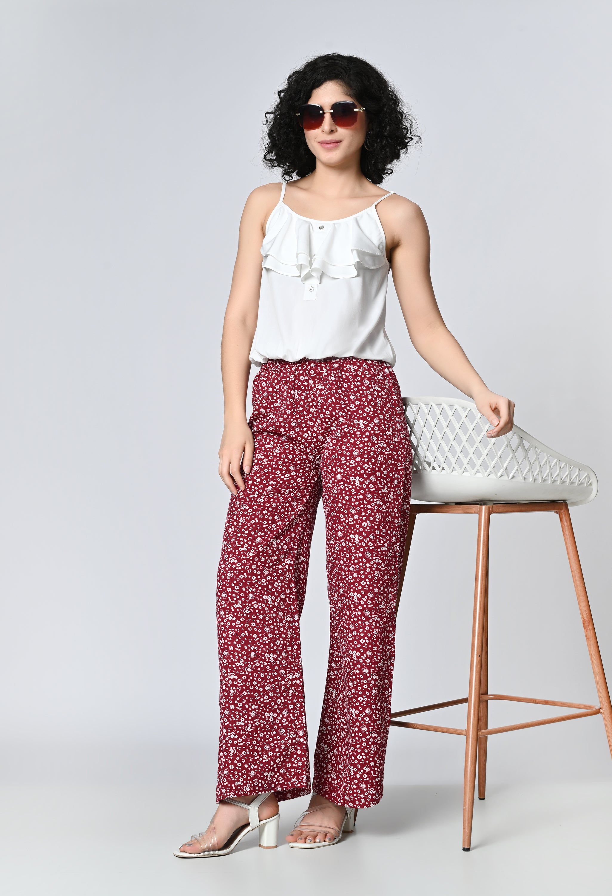 Solid White Sleeveless Top for Women