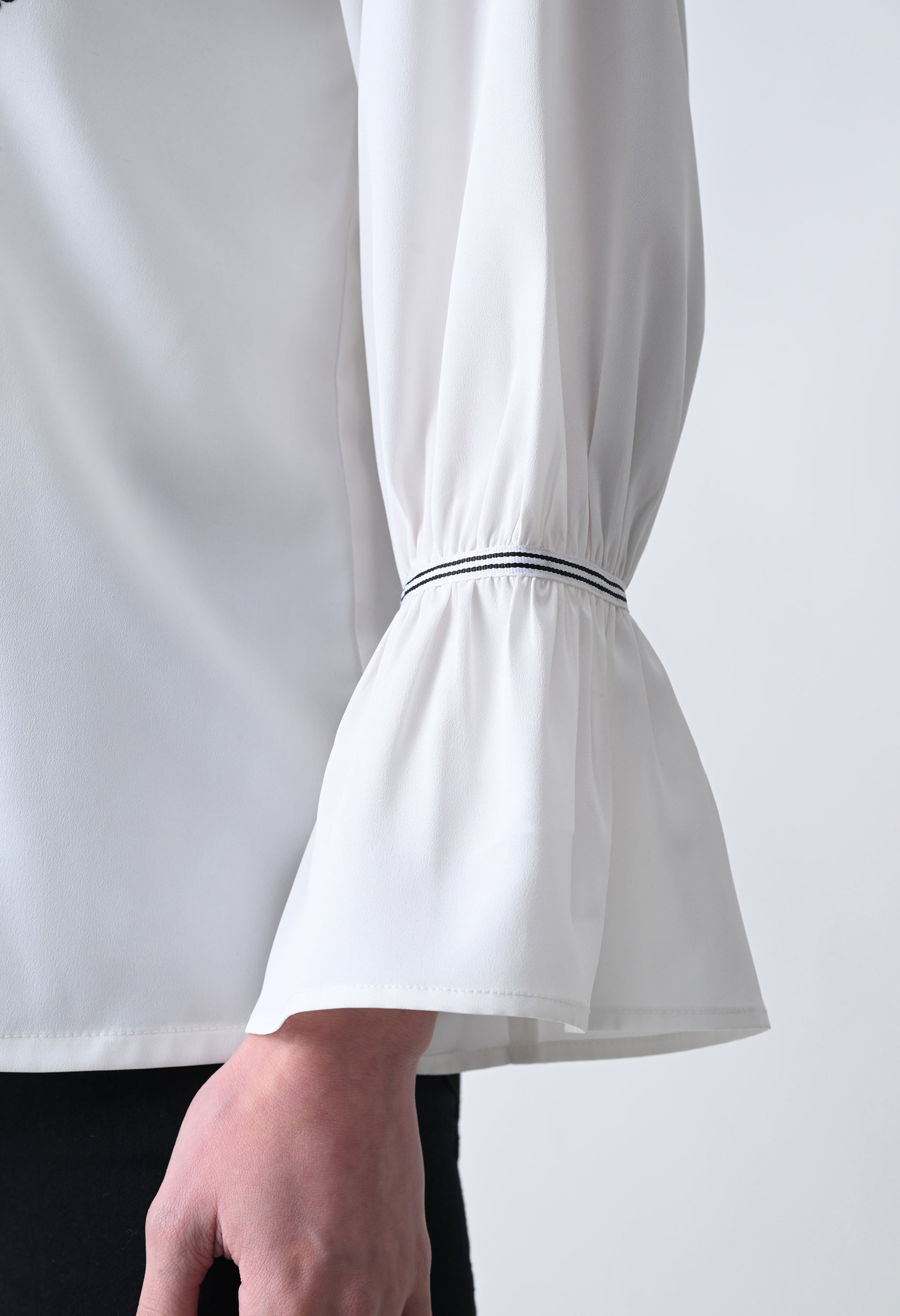 Embroidered Bell Sleeve Top for Women