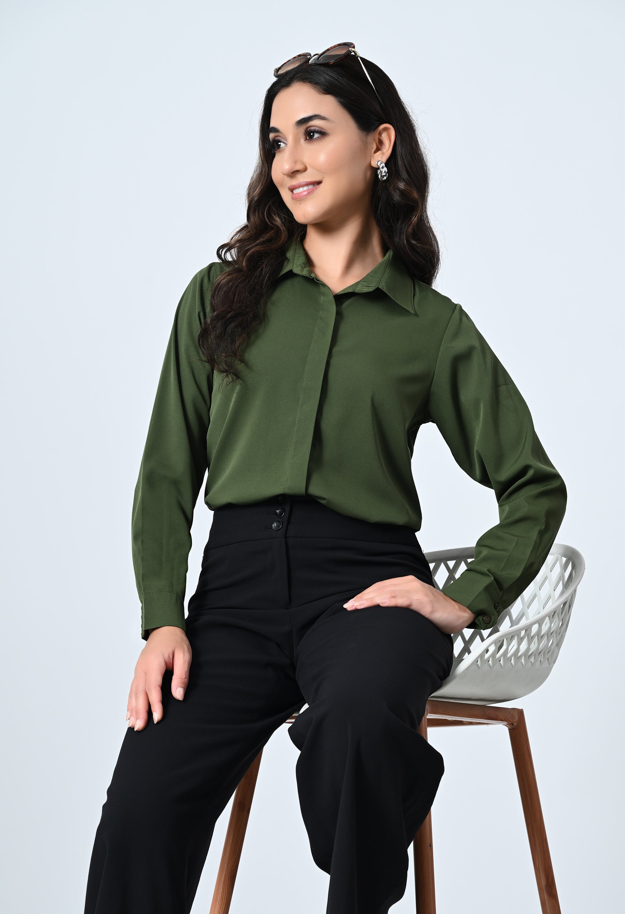 Olive green
