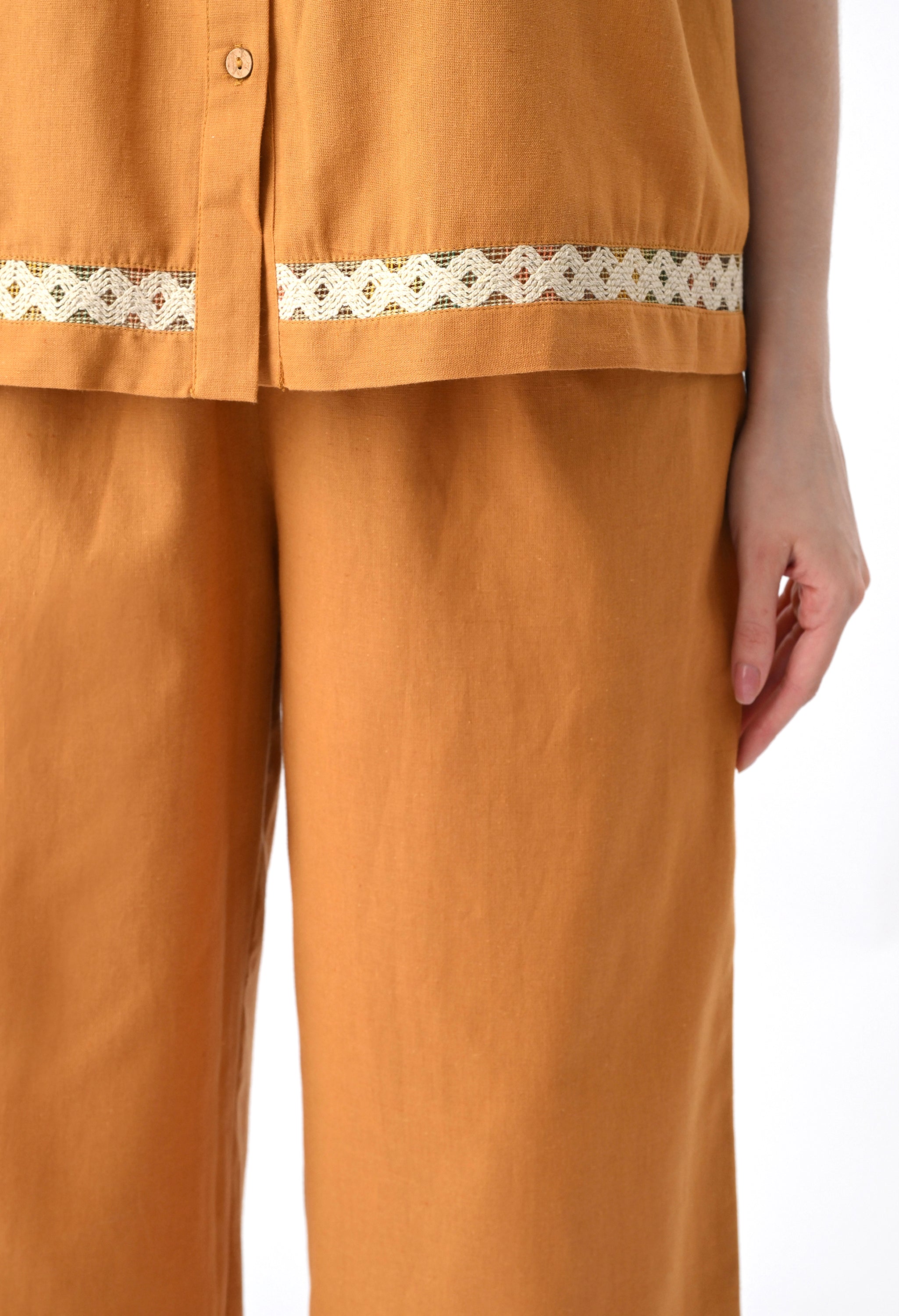 Women’s Solid Half Sleeve Top &amp; Palazzo Co-Ord Set
